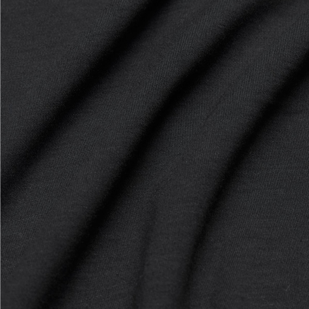 Aritzia Wilfred Saturn Longsleeve Midi Black Dress Size Large Wrap Tie High Low - Picture 6 of 6